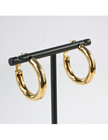 Kolczyki  ze stali chirurgicznej ZŁOTE KOŁA...