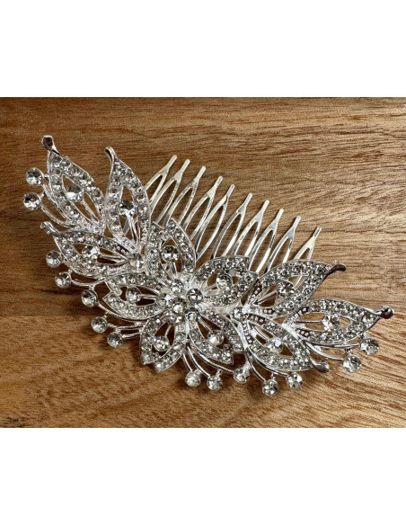 Grzebień wsuwany do włosów wtykowy ozdobny diamenty Lolita Akcesoria