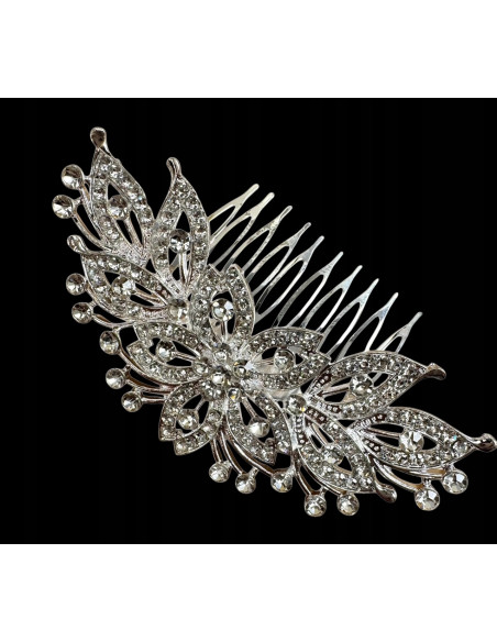 Grzebień wsuwany do włosów wtykowy ozdobny diamenty Lolita Akcesoria