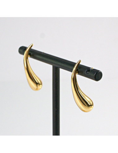 Kolczyki  ze stali chirurgicznej ZŁOTE ŁEZKI...