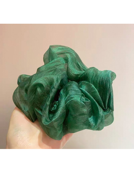 Gumka do włosów SCRUNCHIE MAXI Zielona 15 CM Lolita Akcesoria