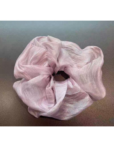 Gumka do włosów SCRUNCHIE Pudrowy Róż  MAXI 15...