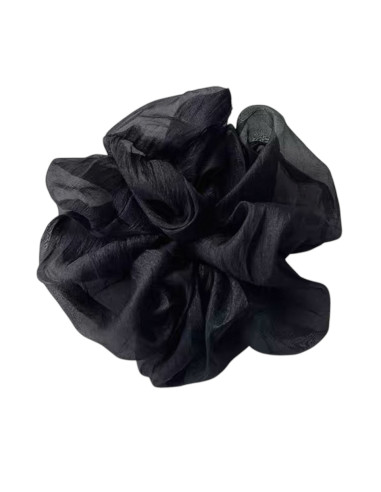 Gumka do włosów SCRUNCHIE Czarna  MAXI 15 CM Lolita Akcesoria