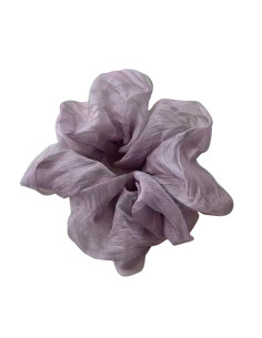 Gumka do włosów SCRUNCHIE Pudrowy Fioletowy  MAXI 15 CM...