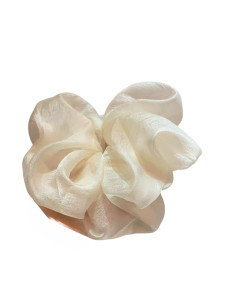 Gumka do włosów SCRUNCHIE ECRU  MAXI 15 CM Lolita Akcesoria