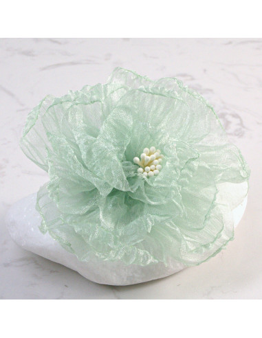 Kwiat z Materiału przypinka na Włosy Lolita...