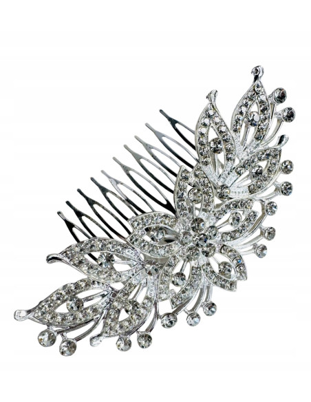 Grzebień wsuwany do włosów wtykowy ozdobny diamenty Lolita Akcesoria