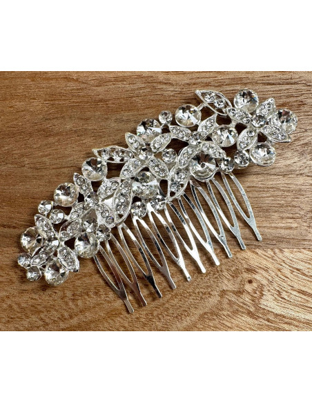 Grzebień wsuwany do włosów wtykowy ozdobny diamenty Lolita Akcesoria