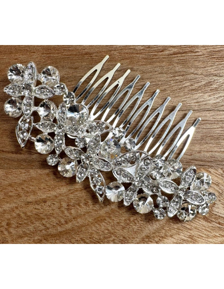 Grzebień wsuwany do włosów wtykowy ozdobny diamenty Lolita Akcesoria