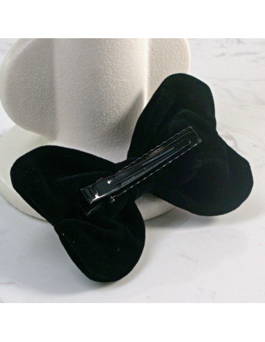 KOKARDA czarna Elegancka Przypinka Aksamitna...