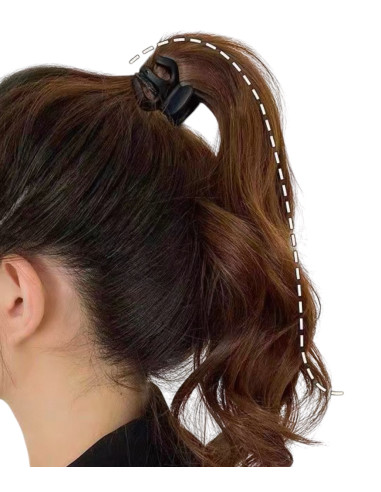 Klamra szczękowa z  podnosząca kucyk...