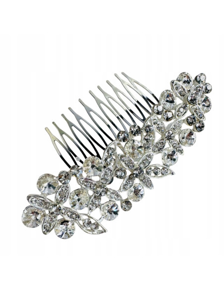 Grzebień wsuwany do włosów wtykowy ozdobny diamenty Lolita Akcesoria