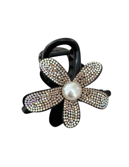 Klamra  Wieczorowa  Połyskujący Crystal AB  Kwiatek Lolita Akcesoria