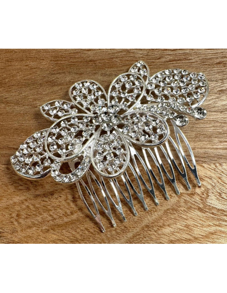 Grzebień wsuwany do włosów wtykowy ozdobny diamenty Lolita Akcesoria