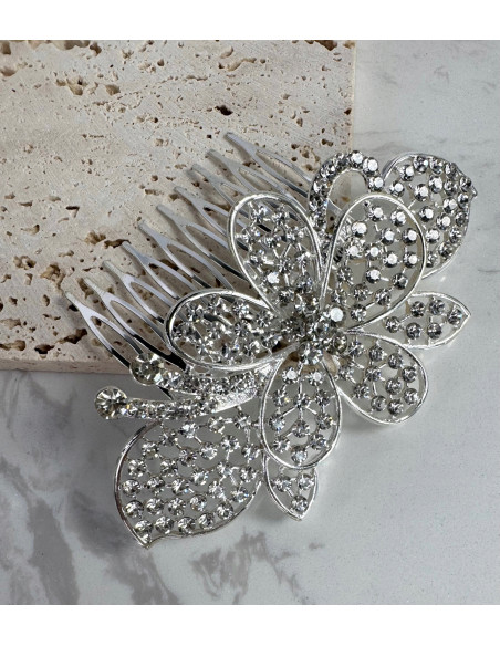 Grzebień wsuwany do włosów wtykowy ozdobny diamenty Lolita Akcesoria