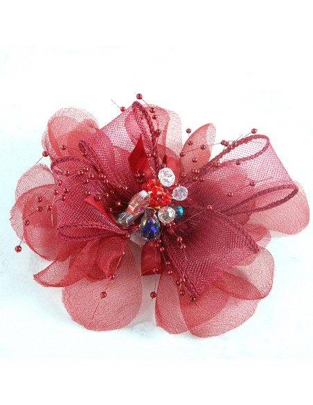 STROIK FASCYNATOR KAMIENIE PRZYPINKA OZDOBA GLAMOUR LOLITA AKCESORIA