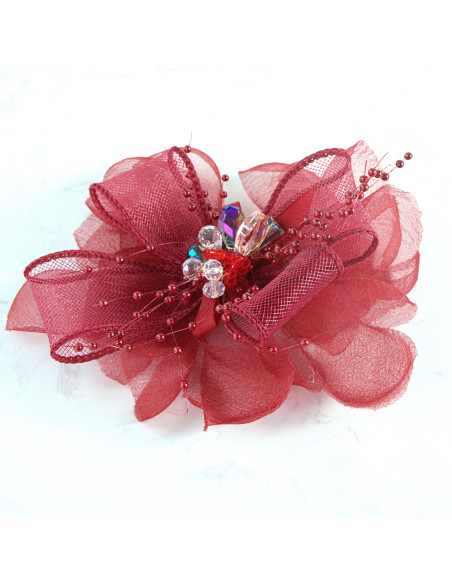 STROIK FASCYNATOR KAMIENIE PRZYPINKA OZDOBA GLAMOUR LOLITA AKCESORIA