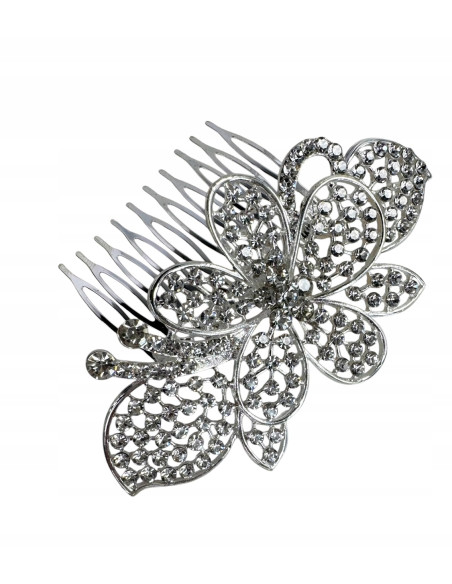 Grzebień wsuwany do włosów wtykowy ozdobny diamenty Lolita Akcesoria