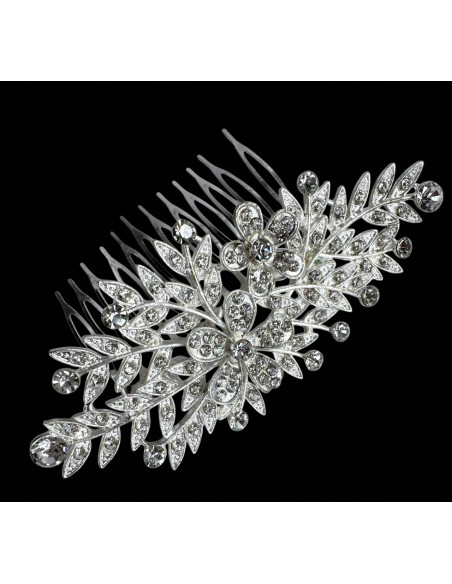 Grzebień wsuwany do włosów wtykowy ozdobny diamenty Lolita Akcesoria