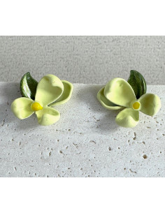 Kolczyki ŻÓŁTE KWIATUSZKI Lolita Accessories srebrny...