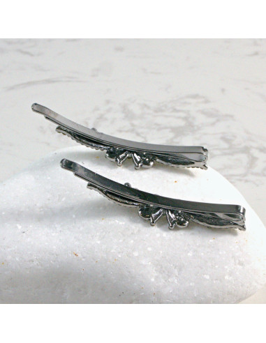 Wsuwka do włosów motylek z kamieniami GRANAT 2...