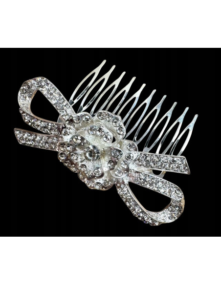 Grzebień wsuwany do włosów wtykowy ozdobny diamenty Lolita Akcesoria