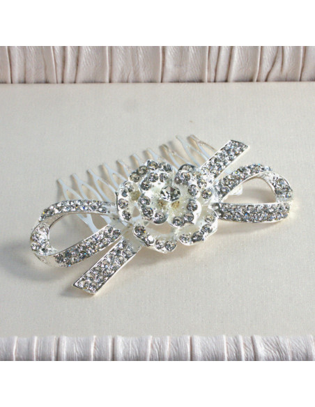 Grzebień wsuwany do włosów wtykowy ozdobny diamenty Lolita Akcesoria