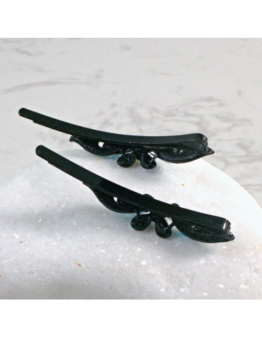 Wsuwka do włosów kwiatek z kryształkami...