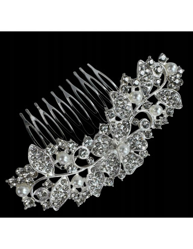 Grzebień wsuwany do włosów wtykowy ozdobny diamenty Lolita Akcesoria