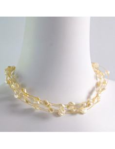 Naszyjnik Korale wielosznurowy choker z koralikami Lolita...