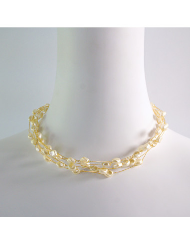 Naszyjnik Korale wielosznurowy choker z...