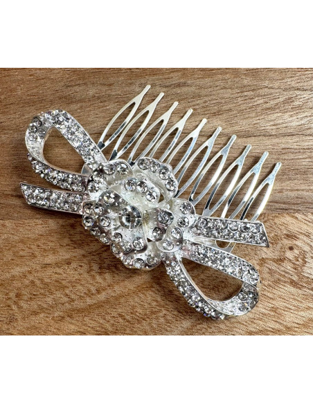 Grzebień wsuwany do włosów wtykowy ozdobny diamenty Lolita Akcesoria