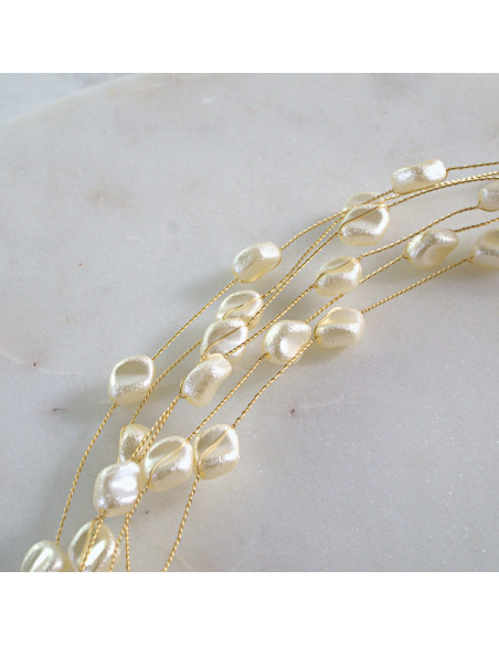 Naszyjnik Korale wielosznurowy choker z koralikami Lolita Accessories