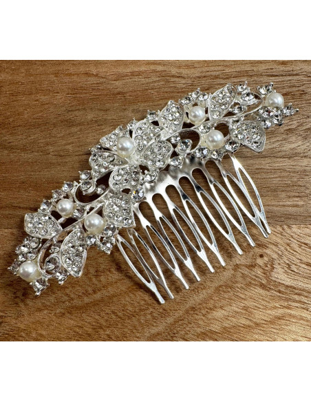 Grzebień wsuwany do włosów wtykowy ozdobny diamenty Lolita Akcesoria