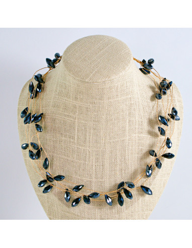 Naszyjnik Korale wielosznurowy choker Lolita...