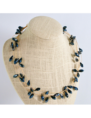 Naszyjnik Korale wielosznurowy choker Lolita...