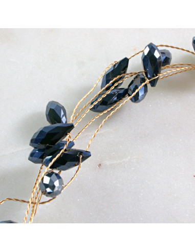 Naszyjnik Korale wielosznurowy choker Lolita...