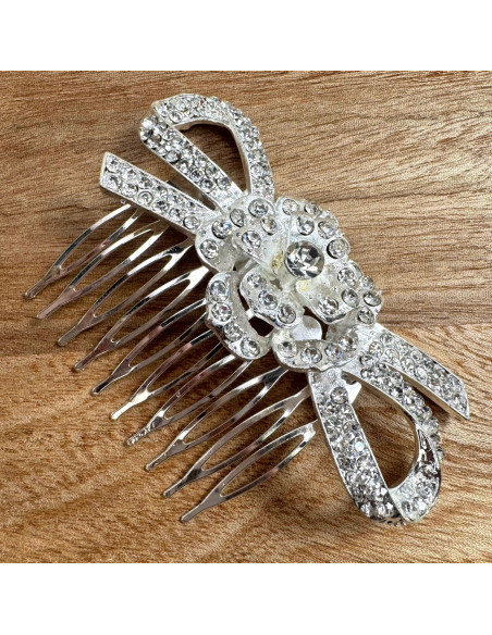 Grzebień wsuwany do włosów wtykowy ozdobny diamenty Lolita Akcesoria