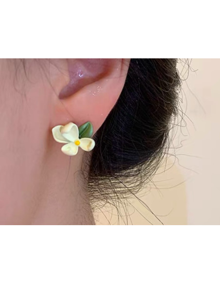 Kolczyki ŻÓŁTE KWIATUSZKI Lolita Accessories srebrny sztyft 925