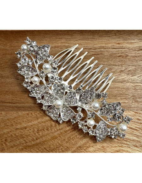 Grzebień wsuwany do włosów wtykowy ozdobny diamenty Lolita Akcesoria