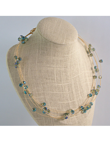 Naszyjnik Korale wielosznurowy choker z...