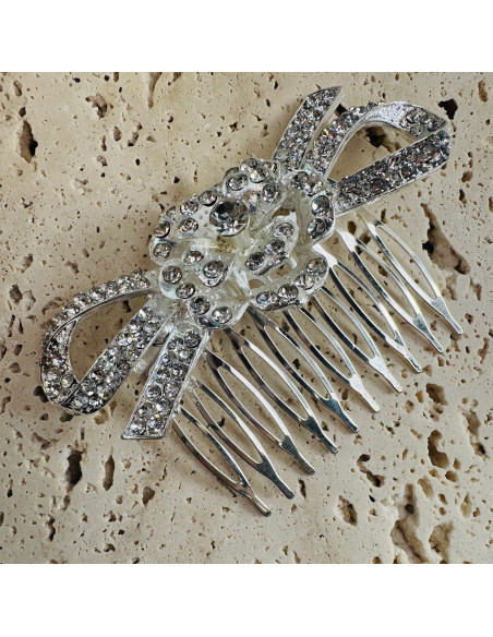 Grzebień wsuwany do włosów wtykowy ozdobny diamenty Lolita Akcesoria