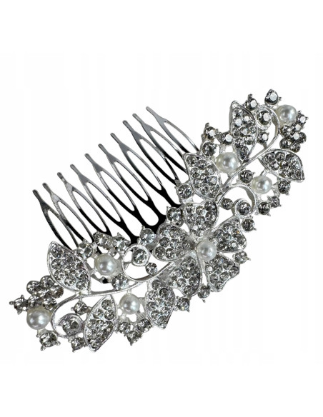 Grzebień wsuwany do włosów wtykowy ozdobny diamenty Lolita Akcesoria