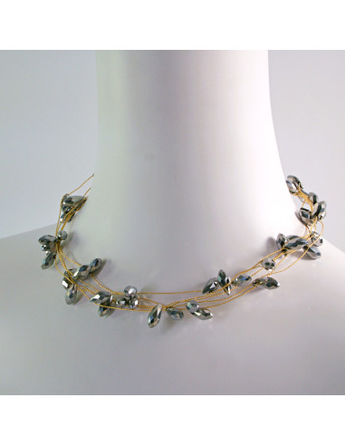 Naszyjnik Korale wielosznurowy choker z...