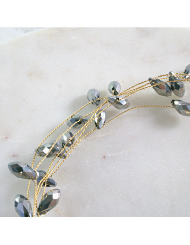 Naszyjnik Korale wielosznurowy choker z...