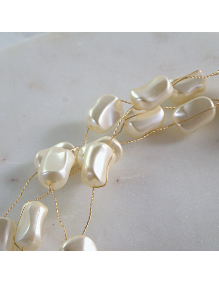 Naszyjnik Korale perłowe choker z koralikami Lolita Accessories