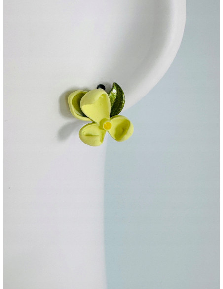 Kolczyki ŻÓŁTE KWIATUSZKI Lolita Accessories srebrny sztyft 925