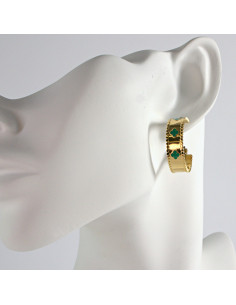 Kolczyki Złote KOŁA BOHO stal chirurgiczna Lolita Akcesoria