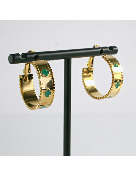 Kolczyki Złote KOŁA BOHO stal chirurgiczna Lolita Akcesoria