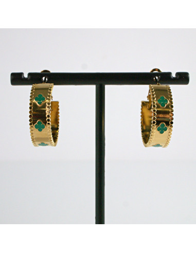 Kolczyki Złote KOŁA BOHO stal chirurgiczna...